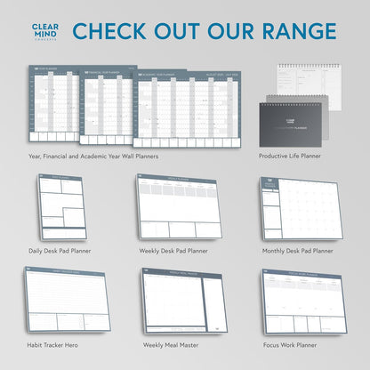 Magnetic Weekly Meal Planner for Fridge - 52 Undated Tear Off Sheets with Grocery List - Thick 120gsm No Bleed Paper - Strong Full Width Magnet - Family Meal Planning Board 11.3 x 8.3 | Undated weekly meal planner with tear-off shopping list, thick