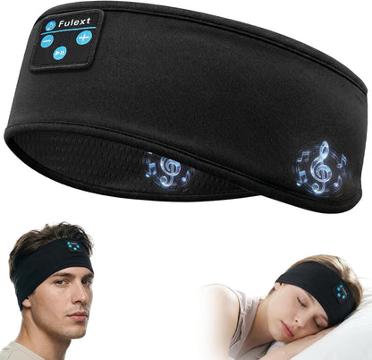 Sleep Headphones Bluetooth 5.4 Headband, Wireless Sleep Headphones with Ultra-Thin HD Stereo Speakers for Side Sleepers, Sweatproof Sports Headband for Workout Yoga Running Cool Gadget Unique Gifts
