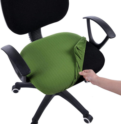 Smiry Office Computer Chair Armrest Covers, 2PCs Anti-dust Arm Rest Pad | Removable Washable Desk Chair Arm Pad Covers, Grey