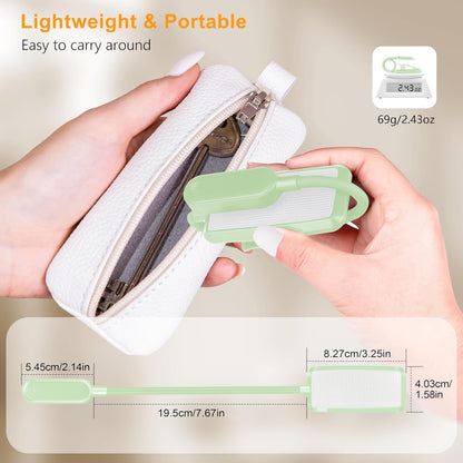 Gritin 16 LED Rechargeable Book Light for Reading in Bed | Eye Caring 3 Color Temperatures,Stepless Dimming Brightness,80 Hrs Runtime,Lightweight Flexible Clip on Light for Book Lovers