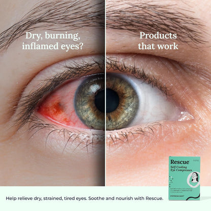 CorneaCare Rest Self Heating Warm Compress for Dry, Tired Eyes | 30 Count