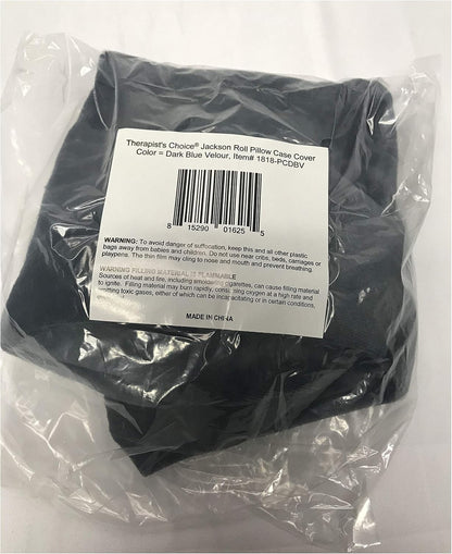 Jackson Roll Zip on Pillowcase (Pillow case only, Does not Include The Pillow) (Dark Blue Polyester)