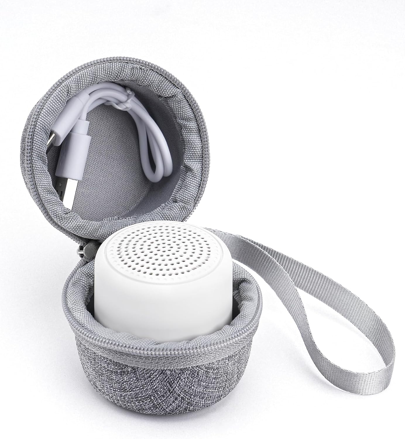 Dreamegg Portable White Noise Machine, 1000mAh Battery, Travel Sleep, Cream | Egg-Sized, 16 Sounds, USB-C, Timer, Baby & Adults, Office Privacy, Gift Use