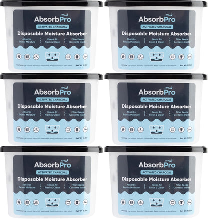 Charcoal Moisture Absorber Tub 18 oz, 3-Pack