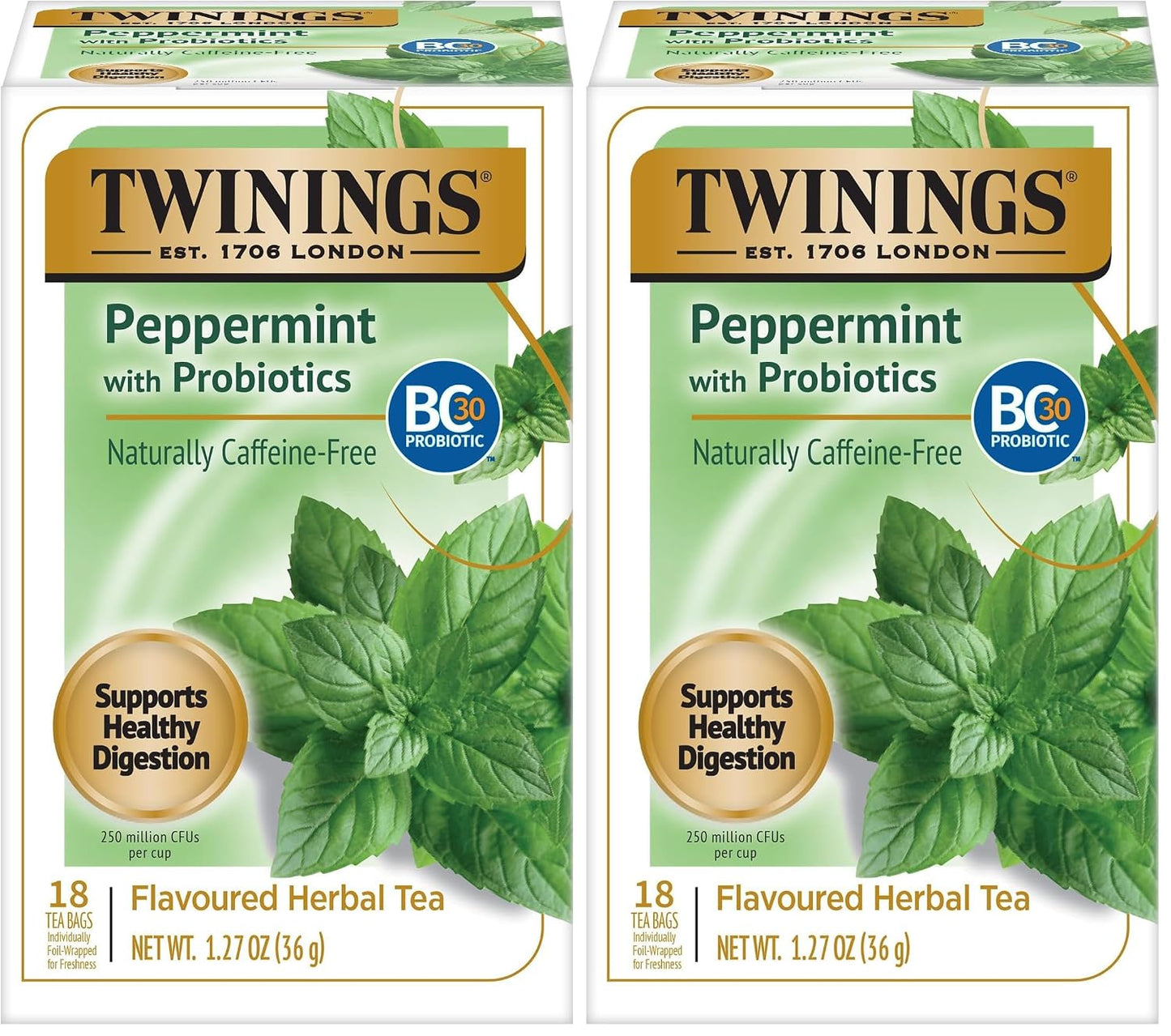 Twinings Superblends Adaptogens Calm with Ashwagandha Fig & Vanilla Flavoured Herbal Tea Caffeine-Free, 18 Tea Bags (Pack of 1), Enjoy Hot or Iced