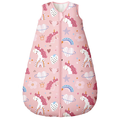 Yoofoss Baby Sleep Sack 0-6 Months Wearable Blanket for Babies 100% Organic Cotton 2-Way Zipper TOG 0.5 Toddler Sleeping Sack 3 Pack, Sleep Sacks