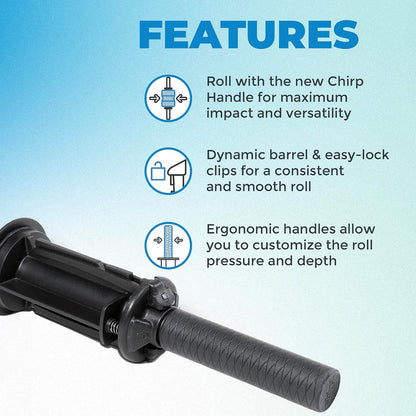 Chirp Focus Muscle Roller Handle for 4" Focus Wheel, 15.5"