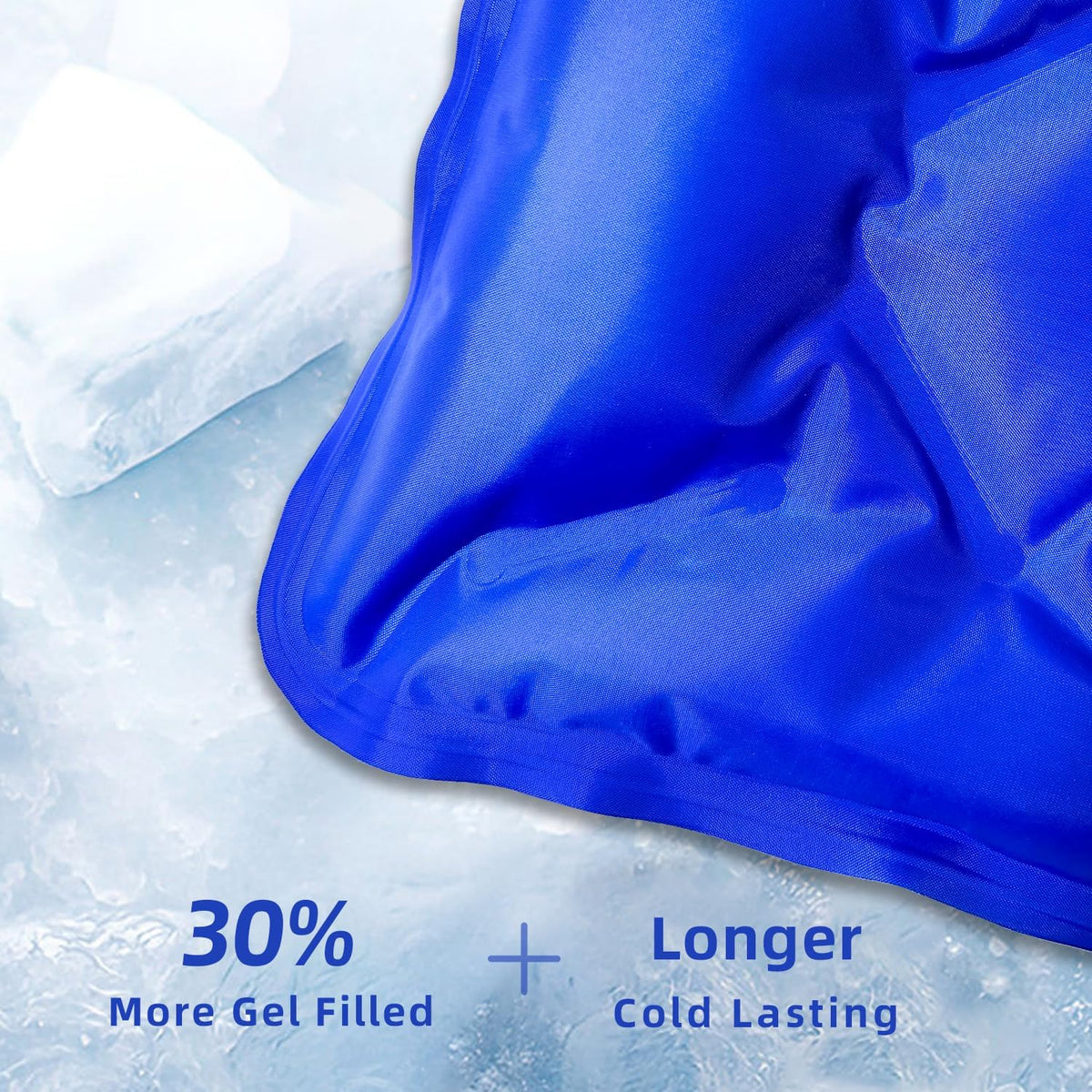 ZNÖCUETÖD Enhanced Knee Ice Pack Wrap for Pain Relief, Large Gel Ice Pack for Knee Leg Injuries Reusable with Cold Compression for Tendonitis, Arthritis, Swelling, Bruises, Surgery Recovery