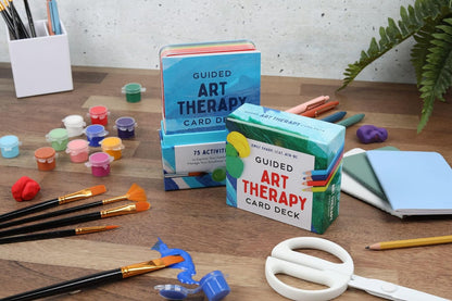 Guided Art Therapy Card Deck: 75 Activities to Explore Your Feelings and Manage Your Emotional Well-Being