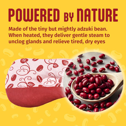 HotHands Therapy Warming Eye Compress, Tired & Dry Eye Relief, 1 Compress | Gentle, penetrating steam from natural beans relieves eye strain, dry & tired eyes. Moisturizing, comfortable and reusable.