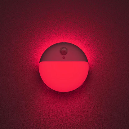 Small Motion Sensor Amber Night Light Battery Operated, Toilet Light | 2 Pack, 3 Modes, Dimmable 1-15lm, Dim Light Soft Glow, No Plug, Wireless Stick on Light for Bedroom, Sleep, Bathroom, Kids
