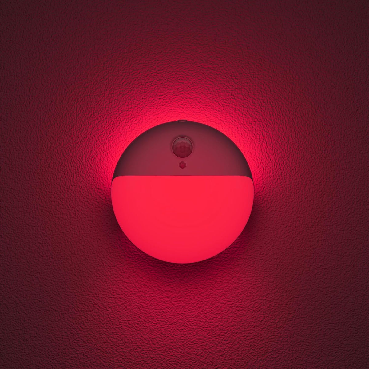 YUNLEX Small Motion Sensor Amber Night Light Battery Operated, Toilet Light