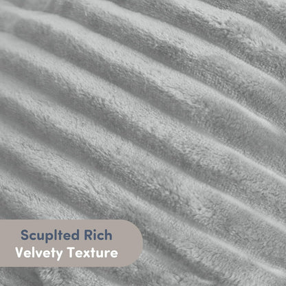 Nestl Reading Pillow with Shredded Memory Foam, Luxe Cut Plush Back Pillow for Sitting Up in Bed, Back and Arms Adjustable Support for Adult & Teens, Backrest Pillows with Washable Cover Dark Grey