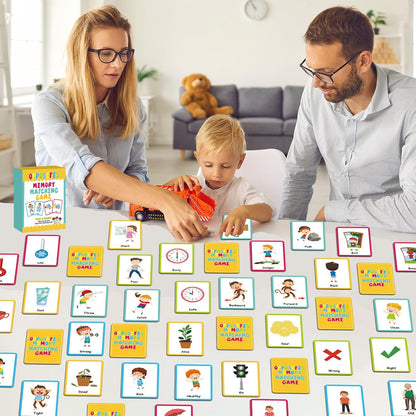 gisgfim 100 PCS Memory Matching Game Famous Paintings Concentration Memory Card for Adults Learning Educational Game A Fun & Fast Artworks Theme Matching Games