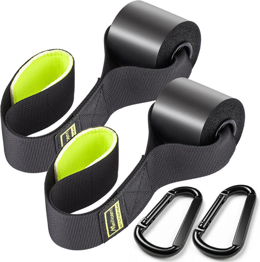 Manificent Door Anchor for Resistance Bands, Heavy Duty Padded Door Anchor System Door Hook, Must-Have Workout Exercise Bands Attachment Compatible for Loop Bands, Resistance Tube