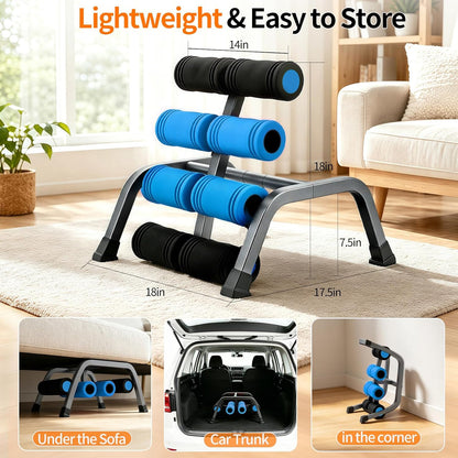 Mini Inversion Table with Rollers, Back Extension Machine
