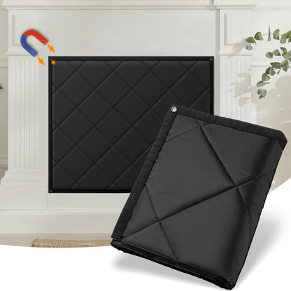 MyLifeUNIT Magnetic Fireplace Cover, 36" x 30" Fireplace Draft Stopper | Strong magnetic seal, durable oxford fabric, Blocks drafts & heat loss, year-round energy saving