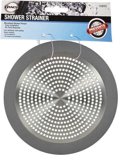 Danco Shower Hair Catcher Baskets, 6-Pack, Black (10739P)