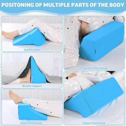 ROYALAY Blanket Lifters for Foot of Bed, Foot Tent Blanket Support Holder for Surgery Recovery, Foot Block Pillow Cradle Tent Sleep Support Supplies for Foot, Ankle, Leg, Knee, Toes Pain(S)