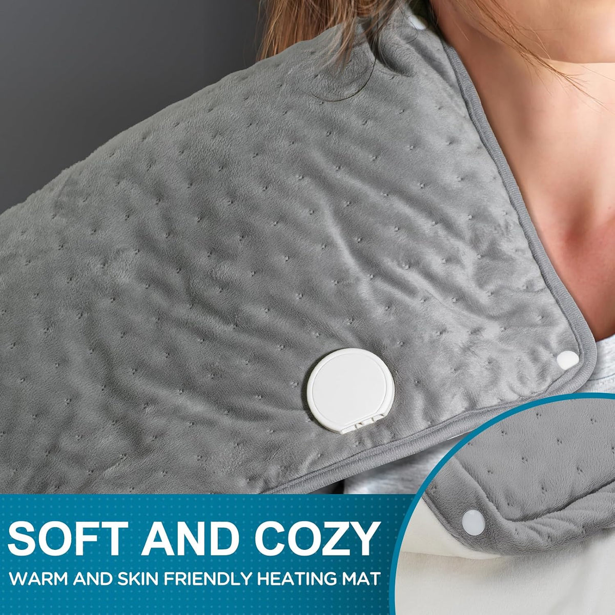 Heating Pad Extra Large 22x33 & Foot Warmer Double Sided 2 in 1, Gift Idea
