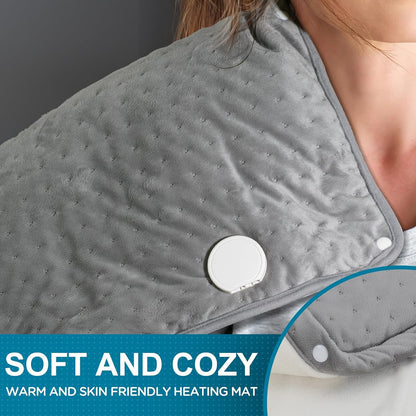Heating Pad Extra Large 22x33 & Foot Warmer Double Sided 2 in 1, Gift Idea