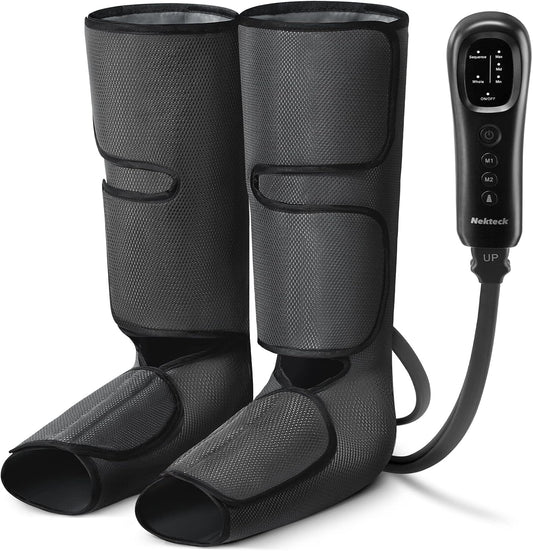 Nekteck Leg Compression Massager for Circulation and Relaxation