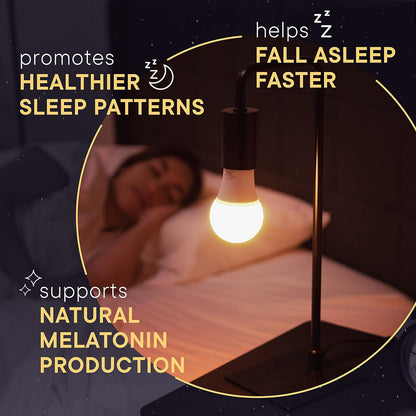 Amber Light Bulbs for Sleep I 1800K Warm Light Bulbs for Bedside Lamp I 7 Watt E26 Led Bulb (60W Equiv) Orange Led Lights for Bedroom Soft Warm Lighting I Dim Night Light for Kids Room Warm Light Lamp