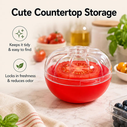Avocado Keeper Saver Avocado Storage Containers With Lid | Onion Avocado Tomato Saver Fruit vegetable Holder Storage (Avocado Holder)
