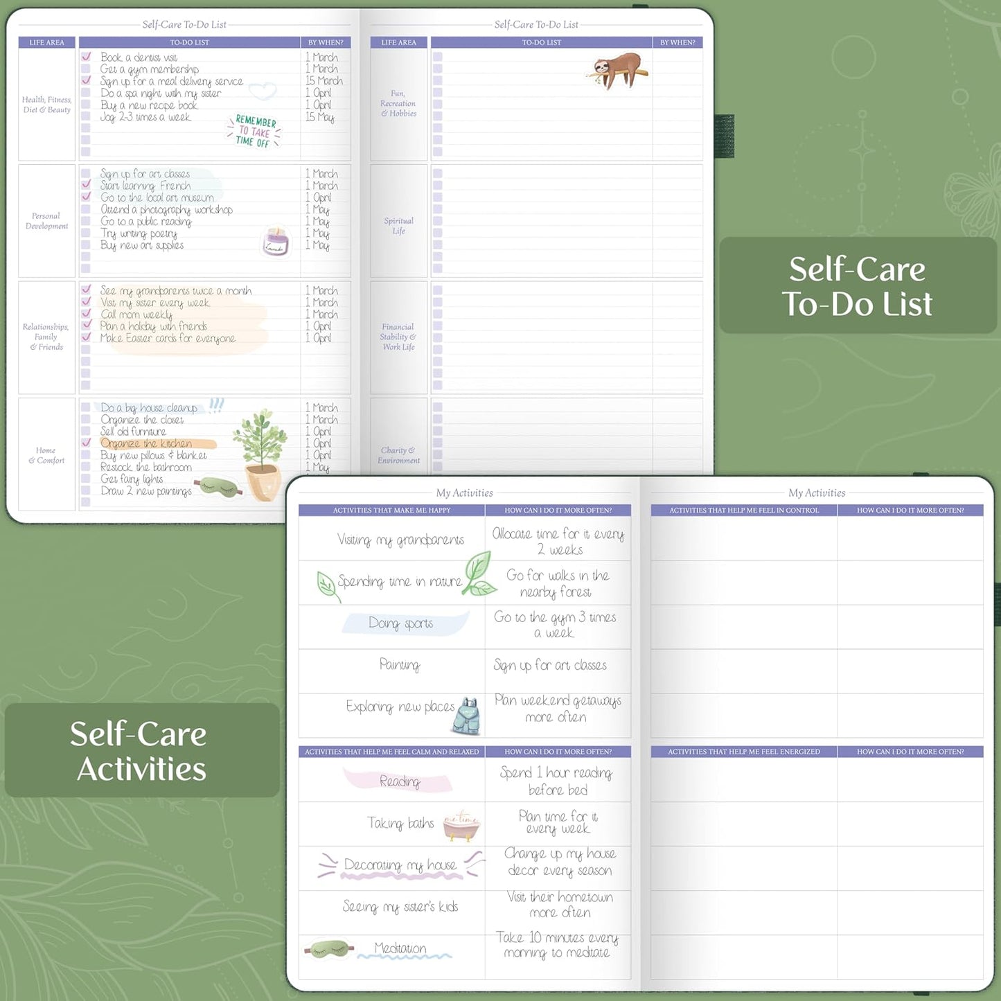 Legend Self-Care Journal – Guided Daily Reflection Journal to Support Mental & Physical Health – Daily Mood, Meditation & Personal Development Notebook – 7.1x10.5”, Lasts 3 Months (Turquoise)