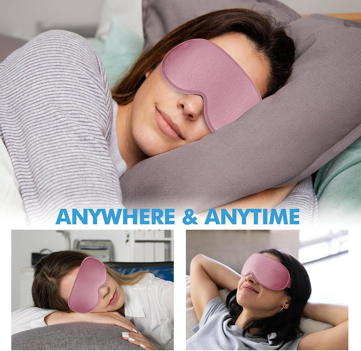 3D Weighted Eye Mask for Lash Extensions, Eye Covers for Sleep