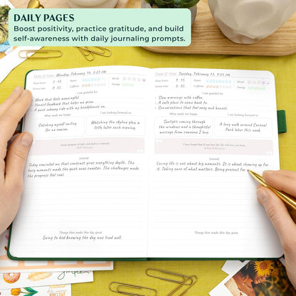 Legend Positivity Journal with Prompts – Guided Daily Affirmation Journal for Women & Men – Mental Health, Gratitude & Reflection Diary (Lavender)