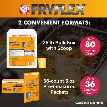 Arm & Hammer Fryflex Deep Fryer Boil Out Cleaner - 36 ct. (5 oz.)