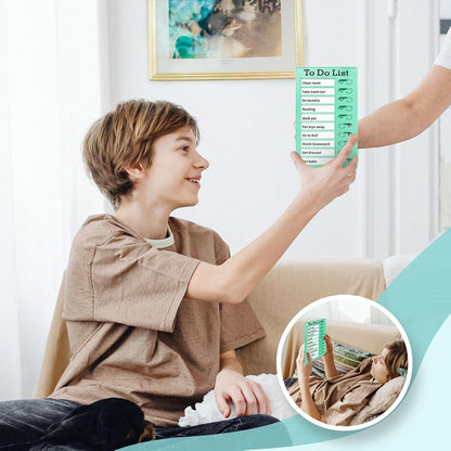 Chore Chart for Kids: Dry Erase Visual Schedule, Magnetic Bedtime/Morning Routine Chart - Toddler Chore Board, Checklist, To Do List for Kids (2 morning checklists, 2 bedtime checklists)