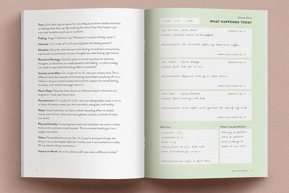 Mental Health Tracker: A Daily Journal to Manage Anxiety and Create Healthy Habits