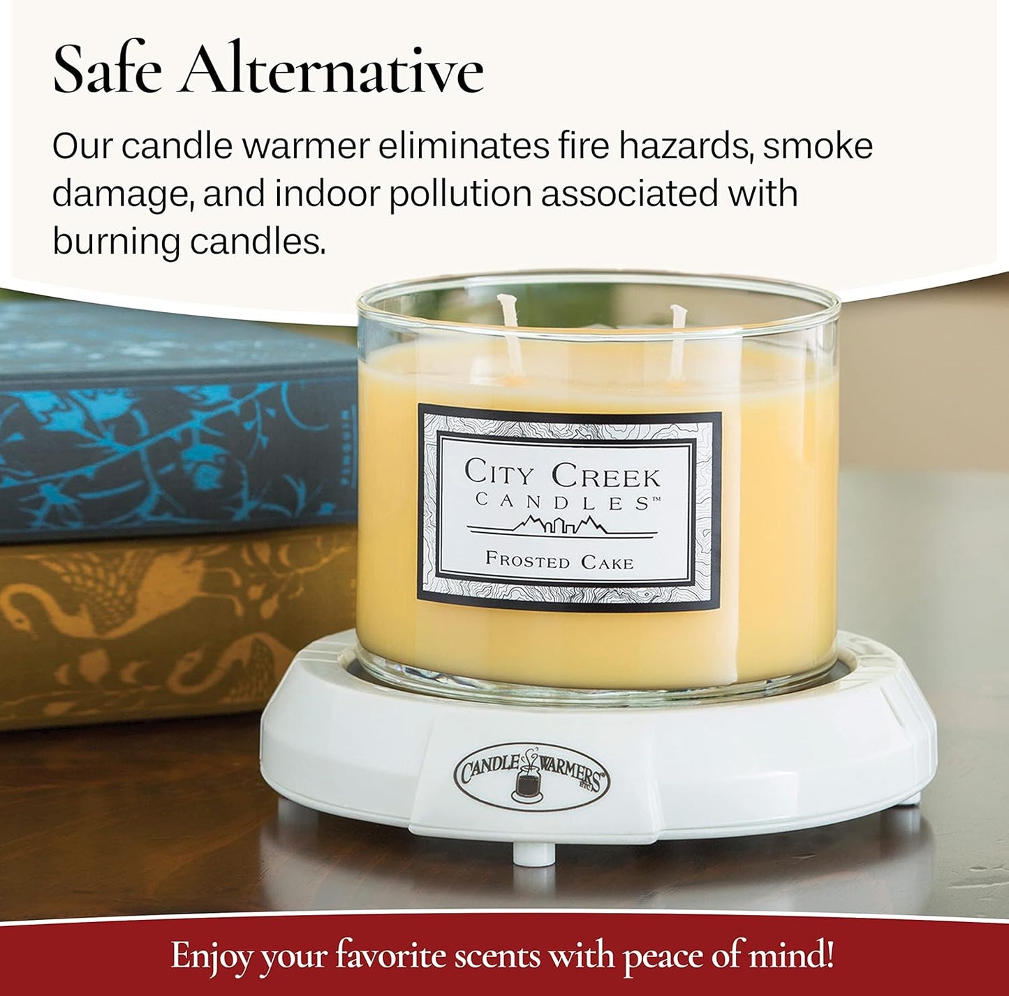 Candle Warmers ETC Timer Candle Plate Warmer