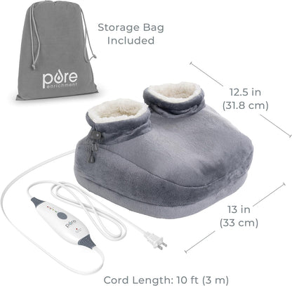 Pure Enrichment PureRelief Deluxe Foot Warmer, 4 Heat Settings, Universal Size