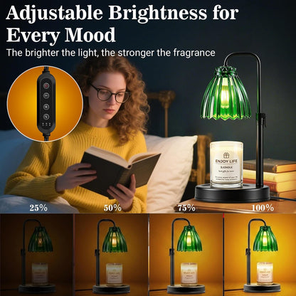 hyrion Candle Warmer Lamp with Timer, Gifts Adjustable Height Candle Lamp