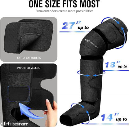 Fathers Day Dad Gifts for Husband, Men, Mom, Wife, Women, Her Him, Mothers Day, Christmas, Valentines Day Air Compression Massager with Heat for Comprehensive Leg and Foot Therapy, Helpful for Relax