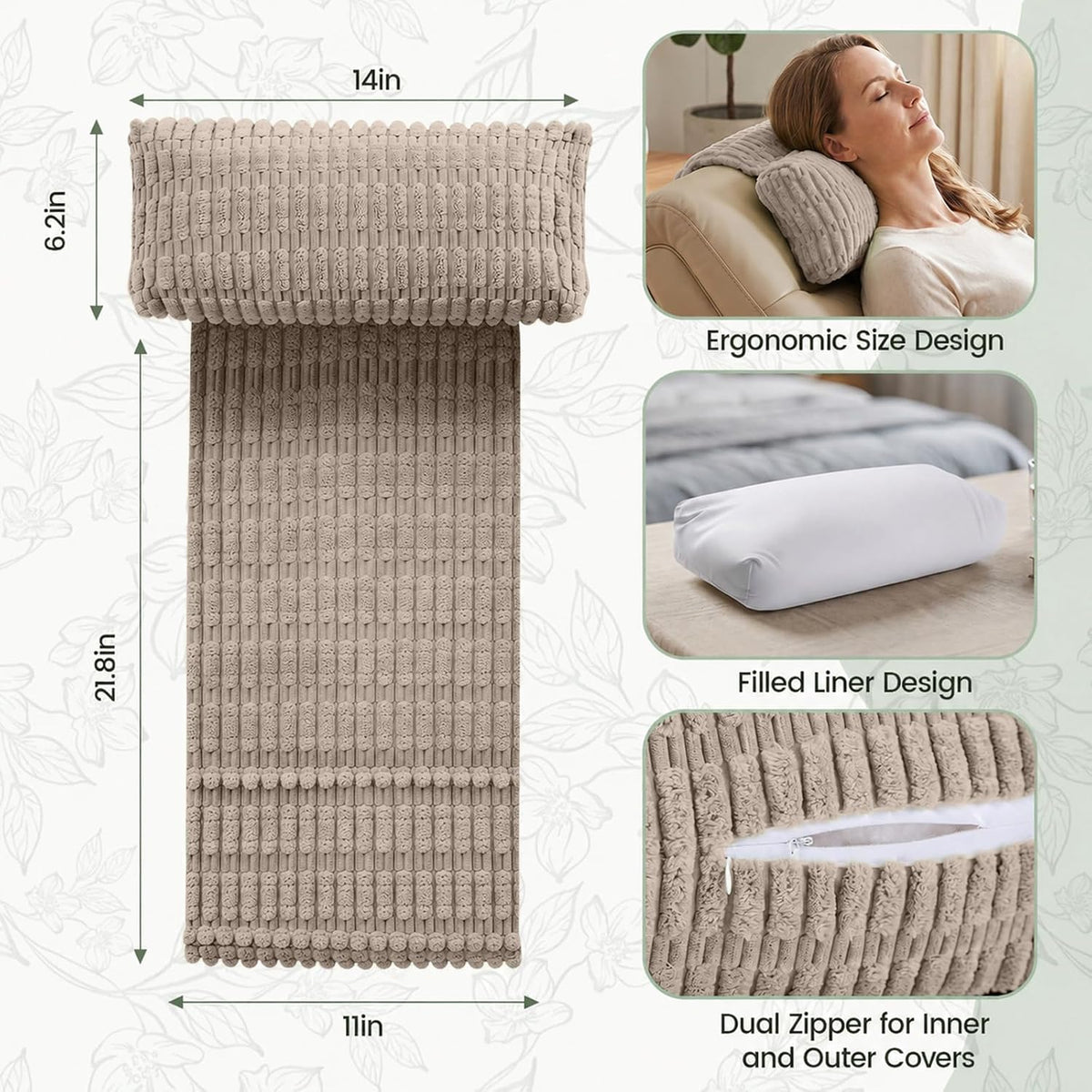 Recliner Pillow, Adjustable Neck Pillow for Recliner Chair