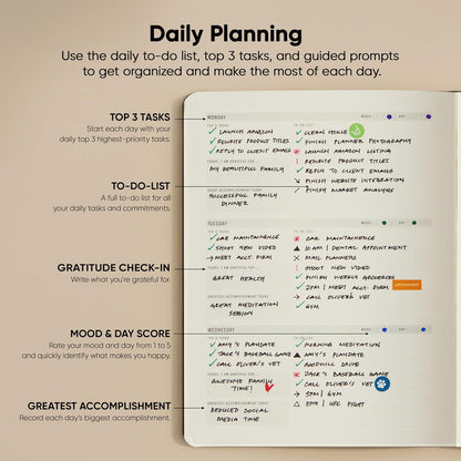 Dated, 2026 Planner, 5.8” x 8.3” - The #1 Productivity Planner to Achieve Your 2026 Goals - Planner 2026-2027 by PRODUCTIVITY STORE (A5, GREY)
