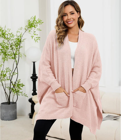 Wearable Blanket Sherpa Poncho Unique Office Work Warm Cozy Shawl TV Throw Blankets, Plush Cape Wrap for Adults