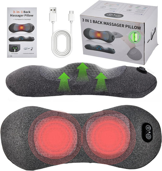 3-in-1 Rechargeable Smooth Triple Fusion Back Massager