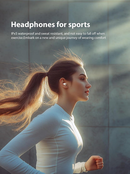 Sleep Headphones, Invisible Sleep Earbuds for Side Sleepers, Small Noise Blocking Sleep Earphones, Bluetooth 5.3 Tiny Hidden Earbuds for Work,Sleeping (Black)
