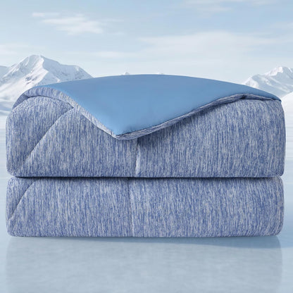 VK VK·LIVING Cooling Comforter King Size, Summer Cooling Blanket for Hot Sleepers and Night Sweats, Double-Sided Q-Max 0.45 Lightweight Breathable Soft Cooling Quilt for Bed Couch, 90"x108", Dark Gray