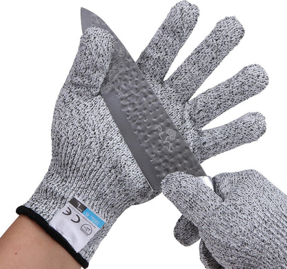 Cut Resistant Gloves for Men Women, Kitchen Gloves for Food Prep | Cutting Gloves With Superior Comfort and Grip for Meat Cutting, Oyster Shucking, Cooking, Gardening and Food Preparation ﻿