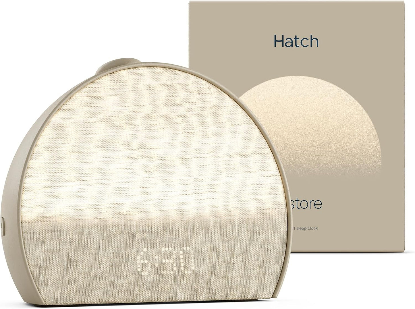 Hatch Restore 3 | Sunrise Alarm Clock, Smart Light, Sleep Audio (Putty) | White Noise Machine & Sunrise Alarm Light, 80+ Sleep Sounds, Screen-Free Bedtime Routine with Meditations via Hatch Sleep App
