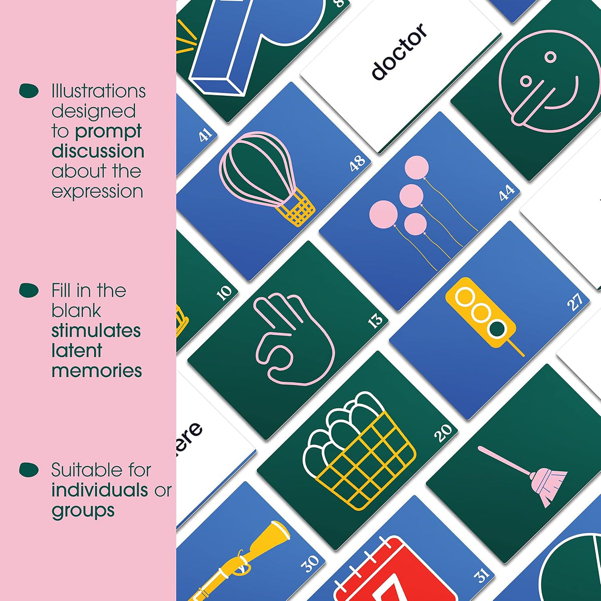 Keeping Busy Expressions Set 1 Dementia Activities for Seniors | Alzheimer Products for Elderly Patients | Fun Memory Game Toy & Cognitive Brain Puzzle for Senior Citizens w/Memory Loss or Alzheimers