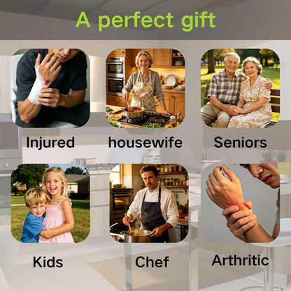 Electric Jar Opener, GotomRich Higher Torque Hands-Free Automatic Lid Opener for Seniors with Arthritis, One-Touch Battery Operated Jar & Bottle Opener Fits Most Jar Sizes (1.2"-3.5") for Weak Hands