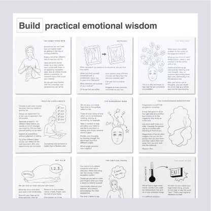 Mindfulness Cards | 48 Research-Backed Techniques for Real-Life Situations | Emotional Intelligence, Growth Mindset, Conflict Resolution, & Daily Mindfulness