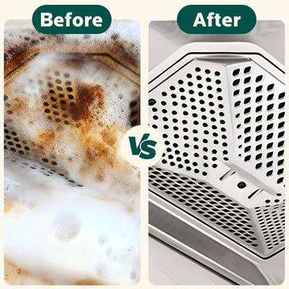 Degreaser Cleaner Heavy Duty Spray: Foaming Kitchen Spray for Cookware | Cuts Through Baked-On Grease on Ovens Stove Tops Grills - Clean Up Kitchen Oil Stains Spray for Multi-Surface Countertop